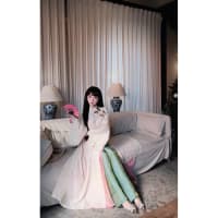 Áo Dài Cách Tân Tằm Ánh Kim trắng HAH đi tiệc tại Đà Nẵng size M