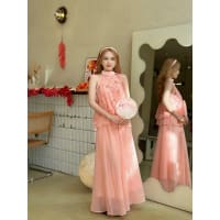 Set yếm màu cam nude dịu ngọt MONO đi tiệc tại Đà Nẵng size M