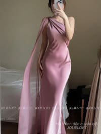 Jolie Loft - Váy lụa dự tiệc du lịch thiết kế VIOLET Dress đi tiệc tại Đà Nẵng size M