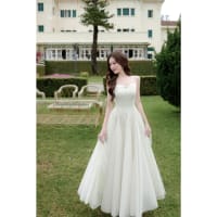 TIELA Đầm váy trắng ren lưới-Amara Dress đi tiệc tại Đà Nẵng size M