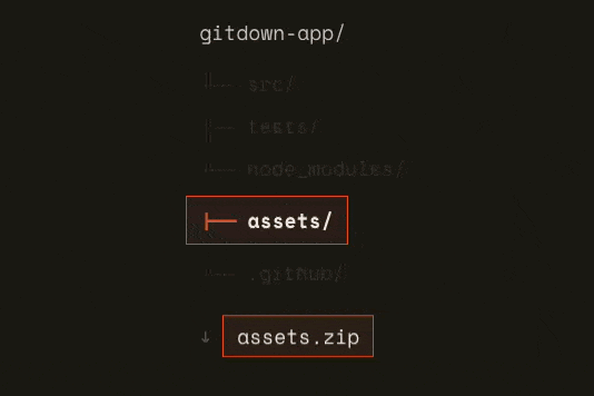 GitDown download flow