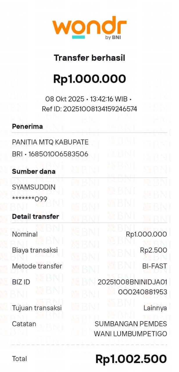 Bukti Transfer 1