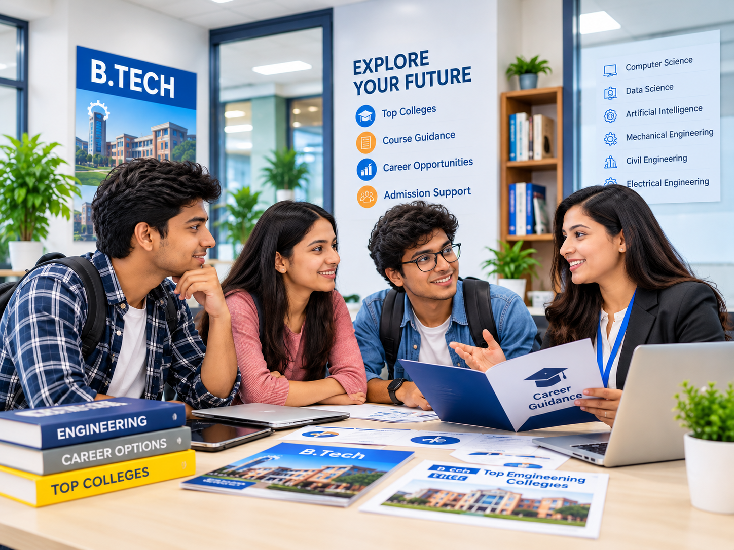 B.Tech career counselling for students after Class 12 by Eduspray India