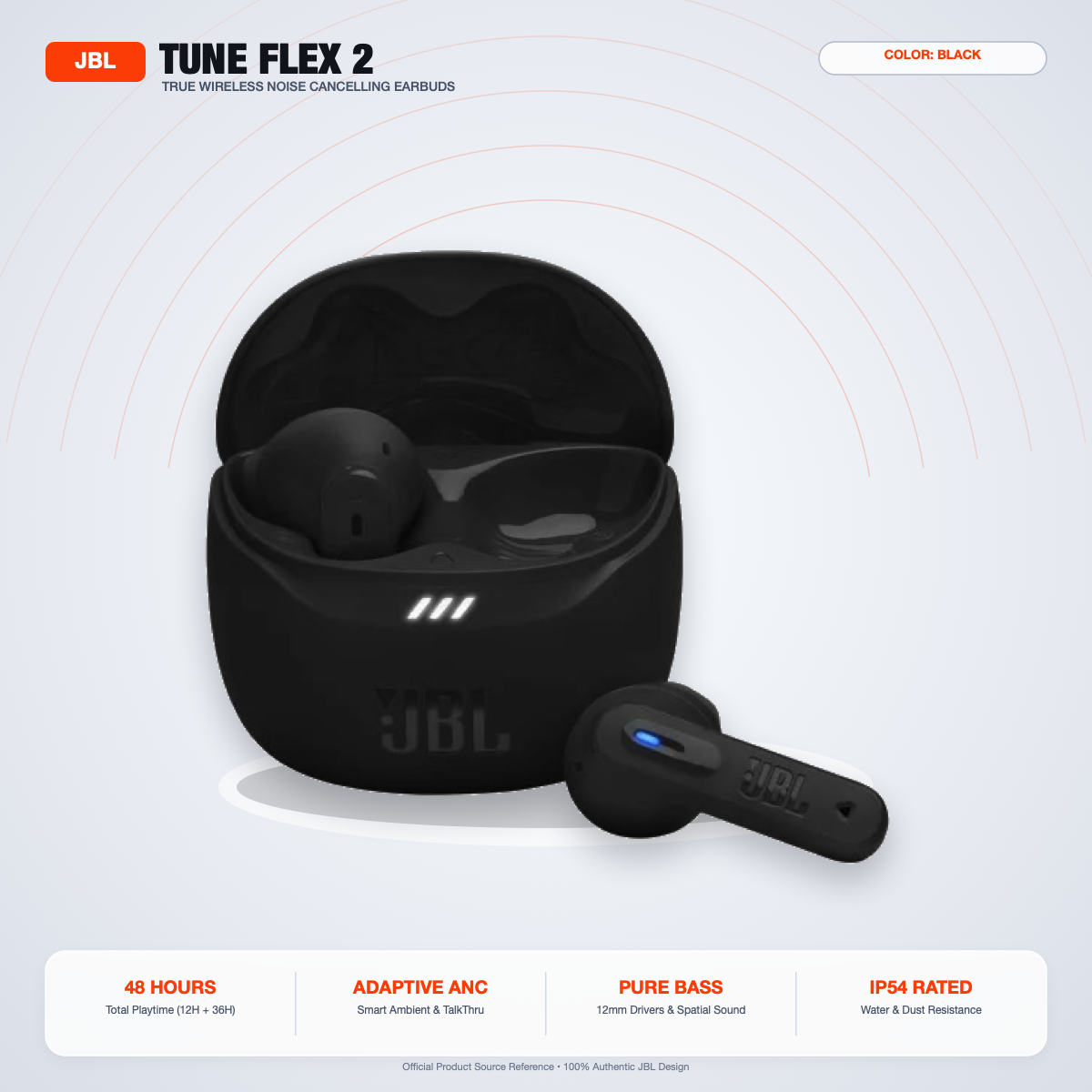 JBL Tune Flex 2 Earbuds - Bass & Beats Lab - TechON 345