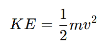 Kinetic Energy formula