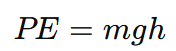 Potential Energy Formula