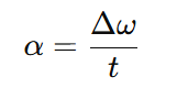 Angular Acceleration