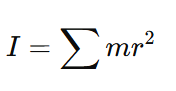 Moment of Inertia ( 𝐼 I)