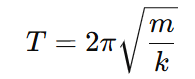 For a mass-spring system