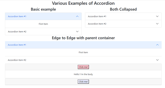 Example 2 of bootstrap accordion