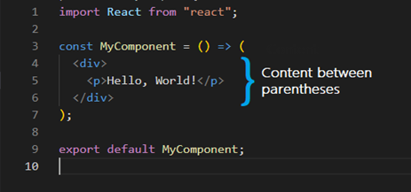 Content between parentheses