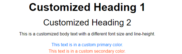 Customized Typograpgy