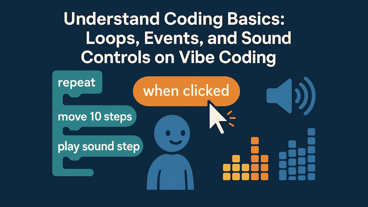 Understand Coding Basics: Loops, Events, Sound Controls in Vibe Coding