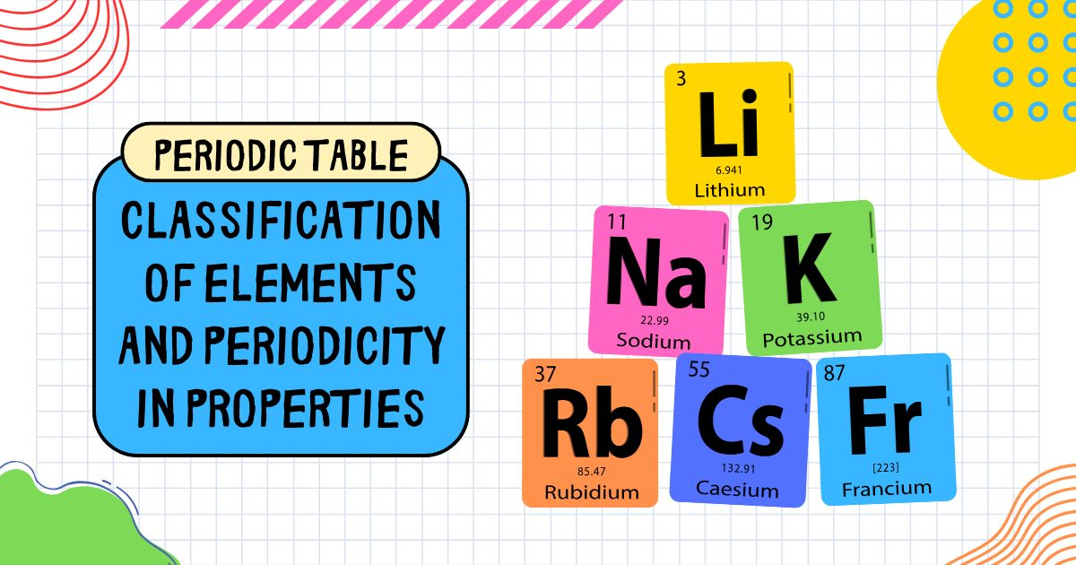 Classification of Elements and Periodicity in Properties
