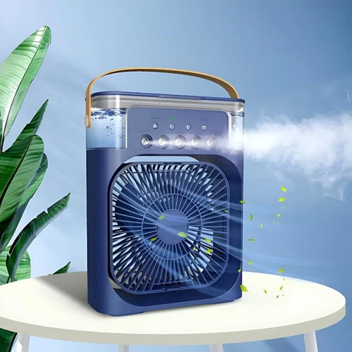 Mini Air Cooler Fan Blue Portativ Soyuducu Fan