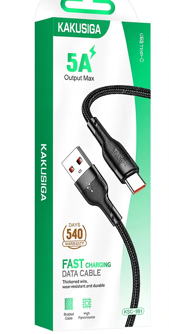 Kakusiga KSC-991 5A USB Type-C Black