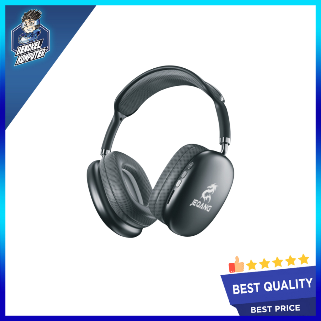 Jeqang JH-BTP9 Can TF+FM Bluetooth headset black