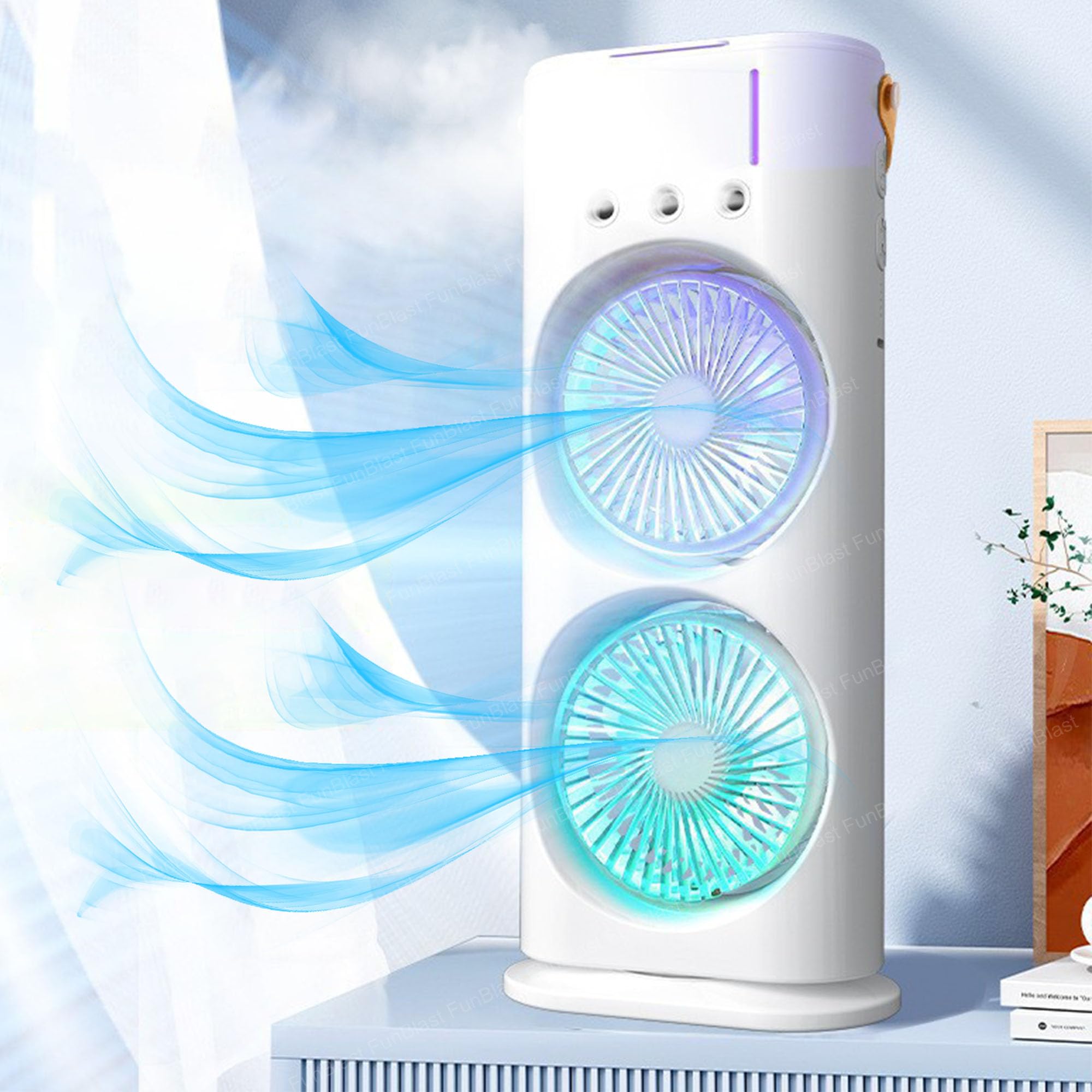 DENX DX2608 Portativ İki Başlıqlı Ventilyator