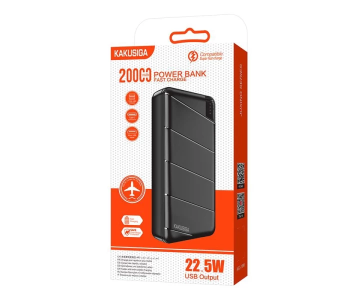 Kakusiga KSC-1086 Black 20.000mah