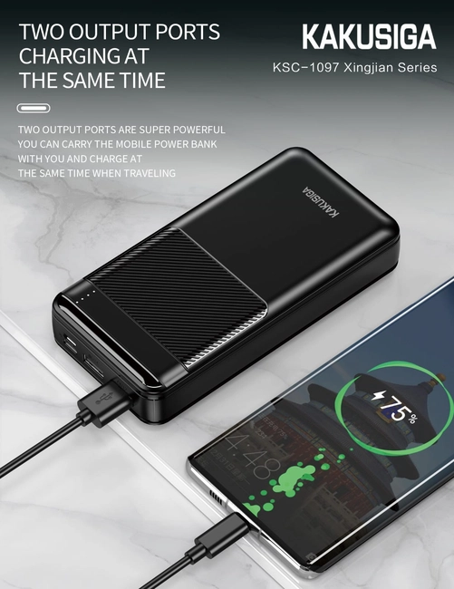 Kakusiga KSC-1097 Black 20.000mah