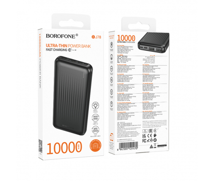 Borofone BJ78 Black 10.000mah