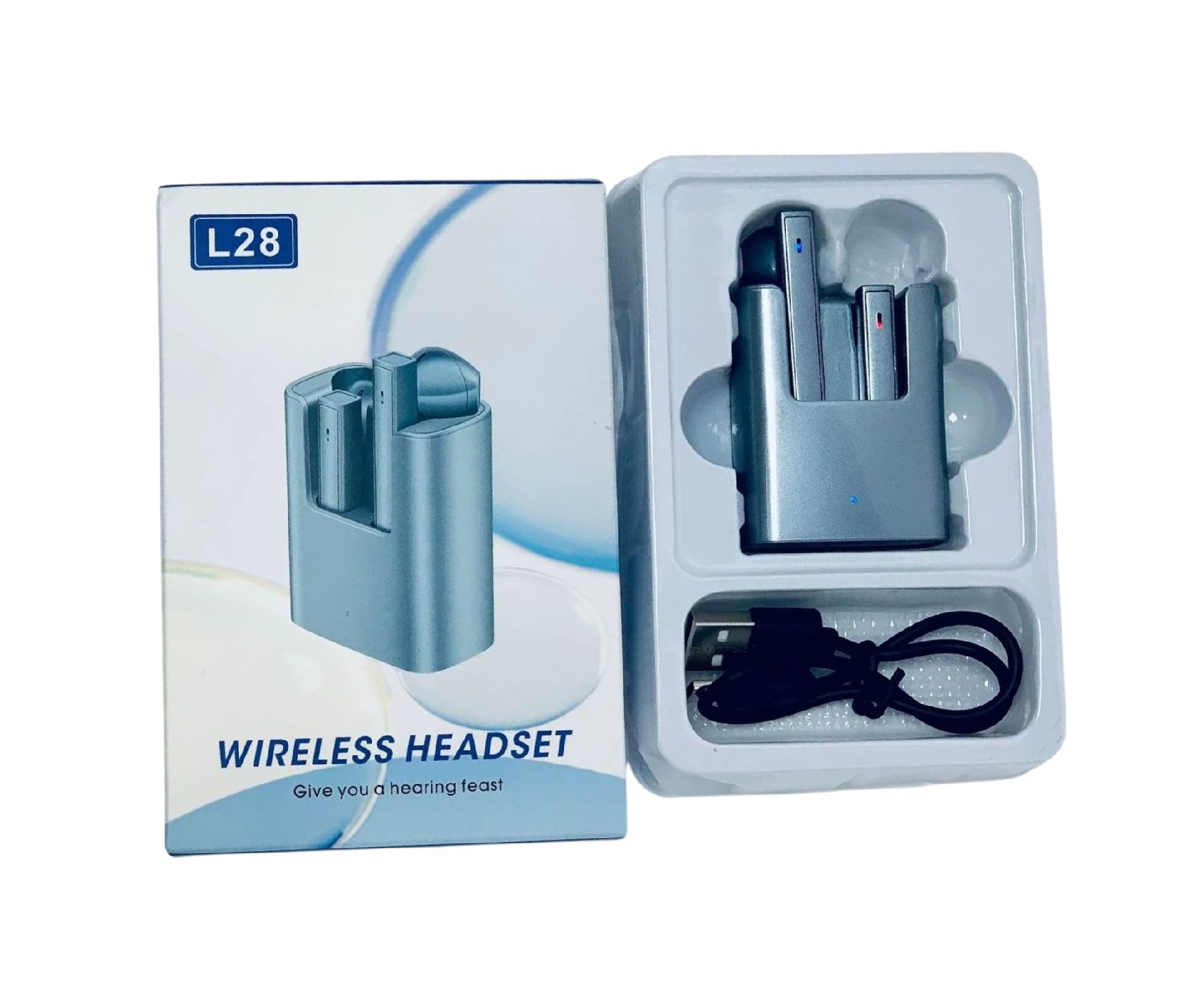 L28 Blue headset