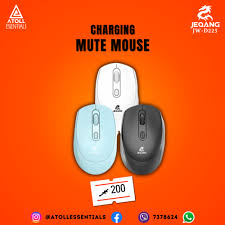 JW-D225 2.4G Bluetooth Dual-mode charging mouse black