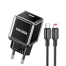 KSC-1251 HAODA Series PD20W Charger Set European Regulator (Type-C to Type-c)