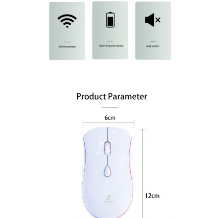 JW-330  4D   Bluetooth dual-mode charging white