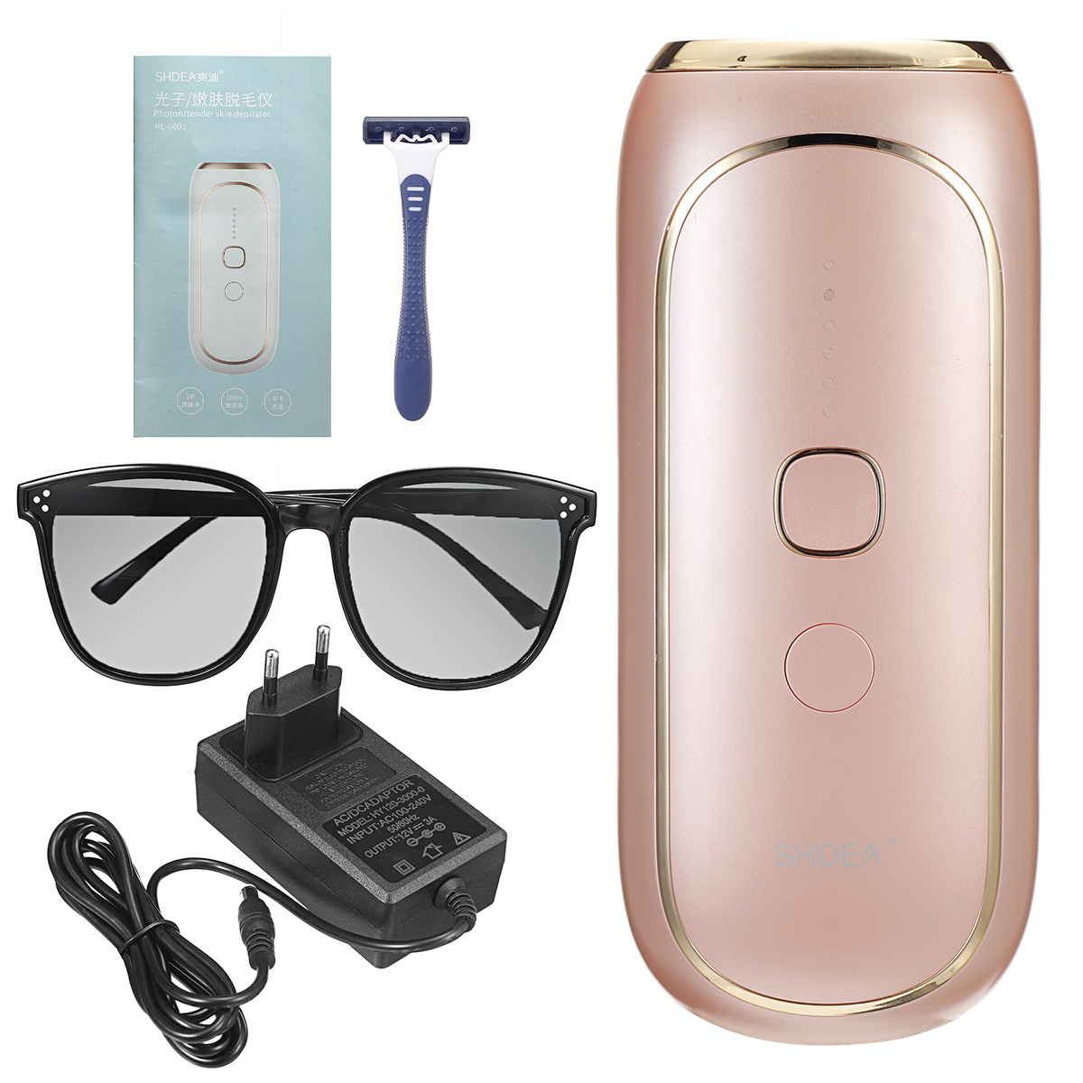 Photon hl-6001 laser permanene hair removal device