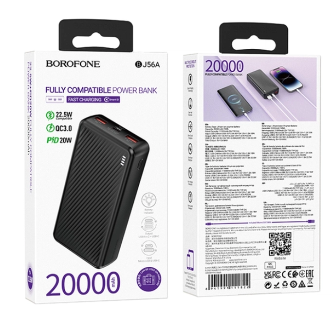 Borofone BJ56A Black 20.000mah