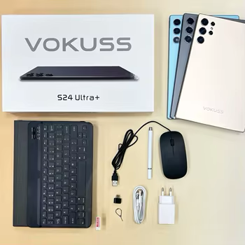 Vokuss S24 Ultra Tab Gold — 10.1" Ekran, 16GB RAM, 1TB Yaddaş