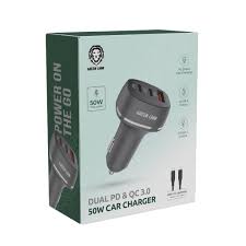 Green Lion Dual Port Car Charger Glc-5 50w C TO C