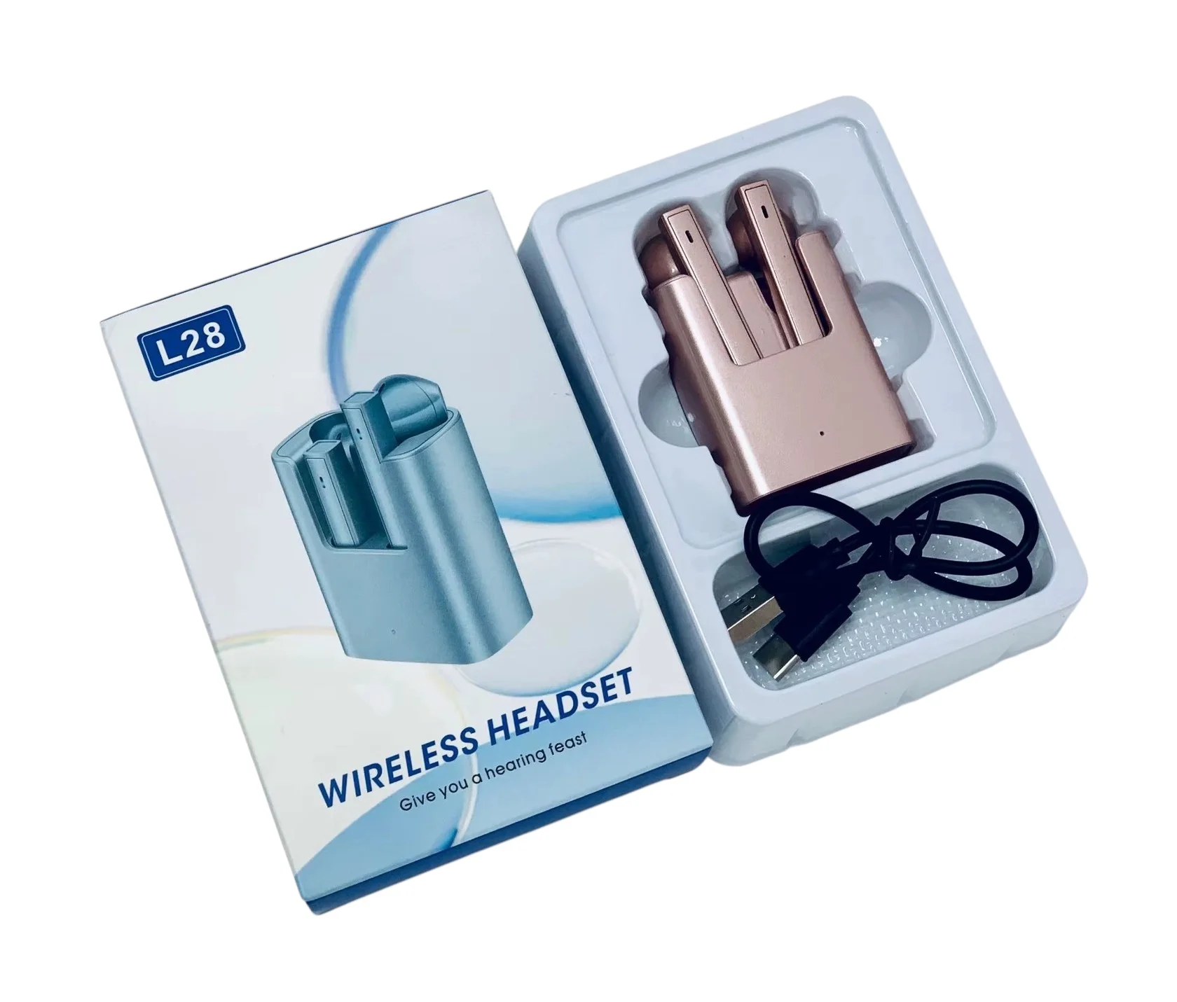 L28 Brown headset