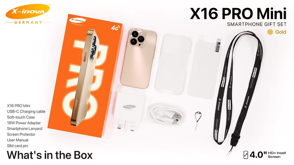 X16 pro Mini gold