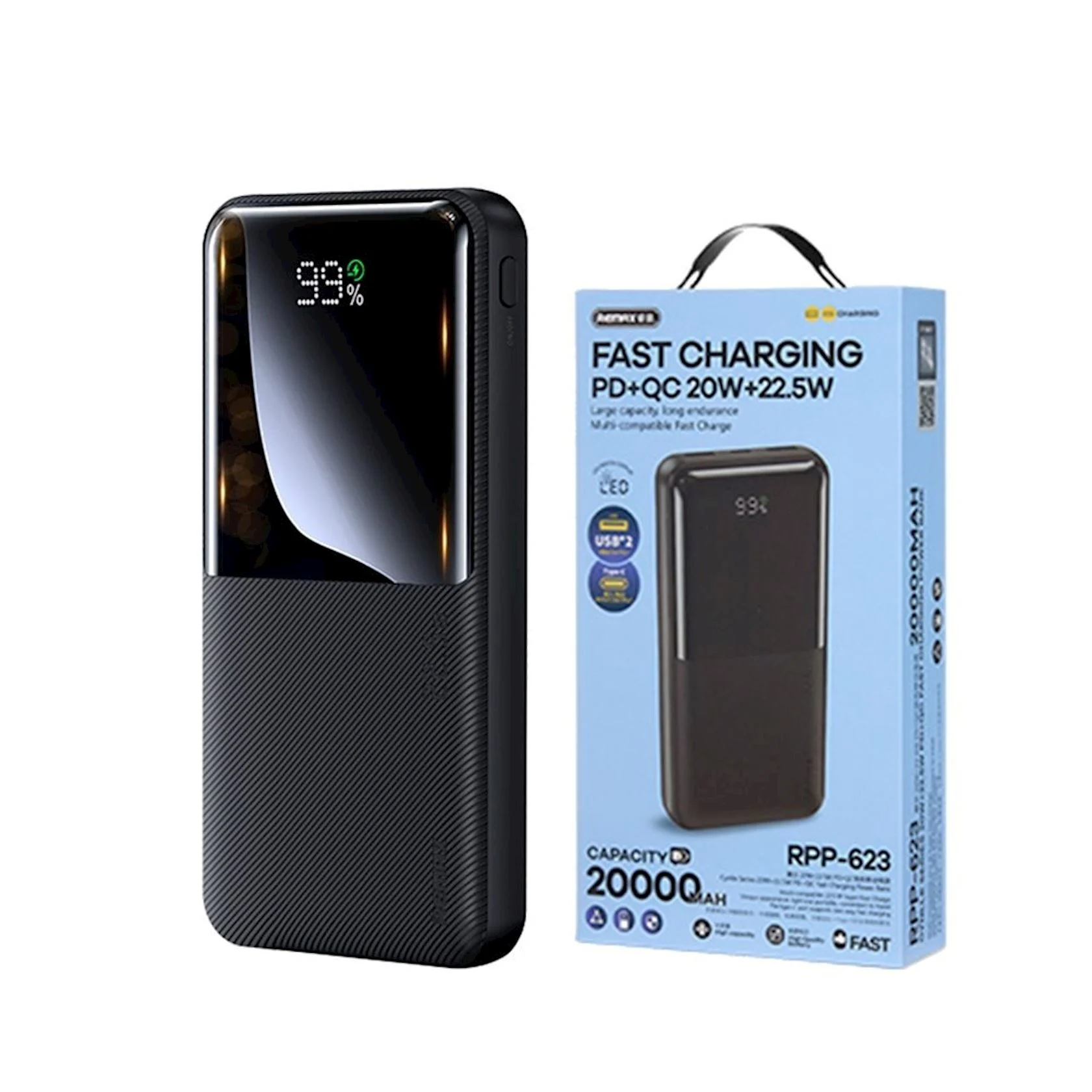 Remax RPP-623 20000 mAh black