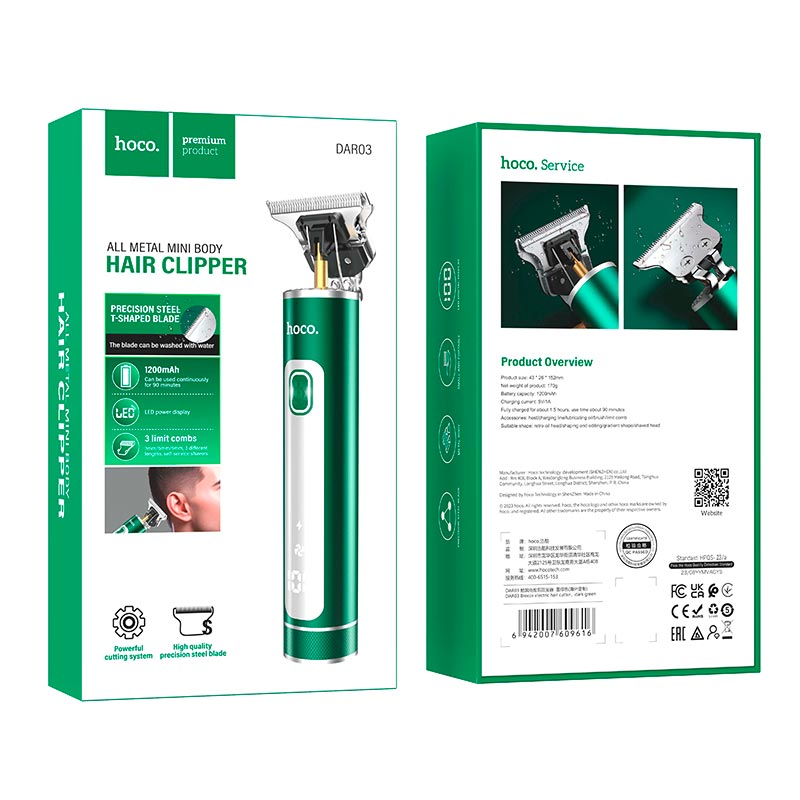 Hoco DAR03 Breeze Elektrik Saç Kəsən (Trimmer)