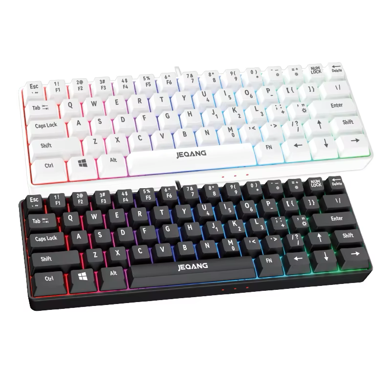 Jeqang JK-928 Black RGB Klaviatura