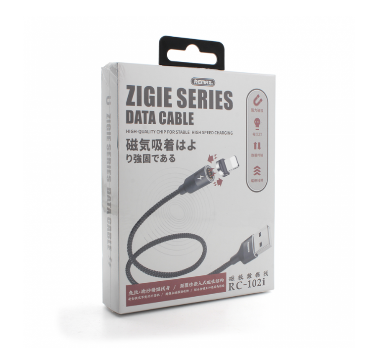 Remax RC-102i Lightning Kabel – Sürətli Şarj və Davamlı Dizayn