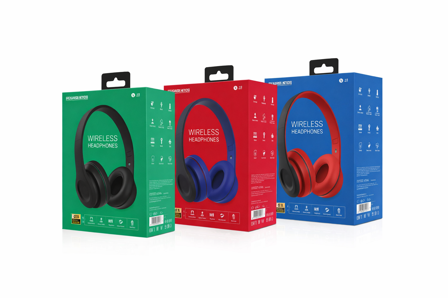 Borofone BO4 Red – Simsiz Bluetooth Qulaqlıq, Over-Ear, Güclü Səs