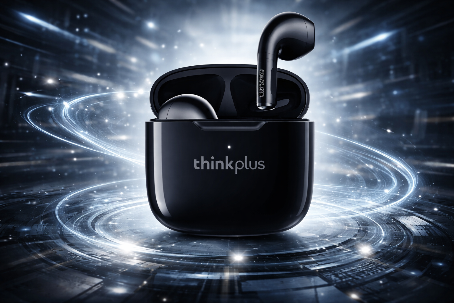 Lenovo ThinkPlus LP1 Black – Simsiz Bluetooth Qulaqlıq, TWS, Hi-Fi Səs