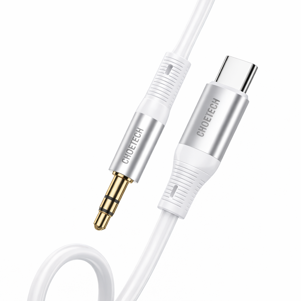 KSC-891 Type-C to 3.5mm Audio Kabel – AUX Çevirici, White