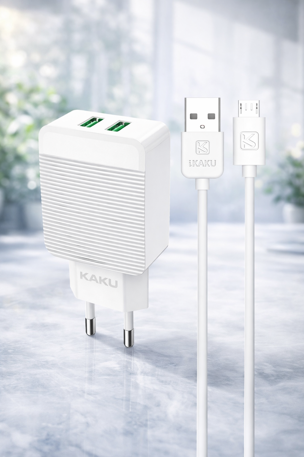 Kakusiga KSC-371 Dual USB Charger – İki Port Sürətli Şarj