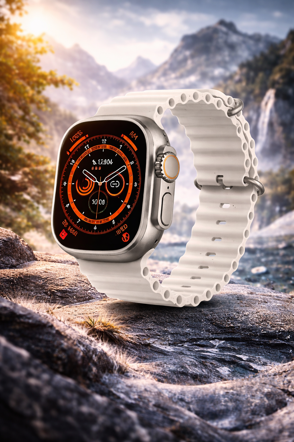 T3000 Ultra Smart Watch (Silver) – Premium Dizayn və Ağıllı Funksiyalar