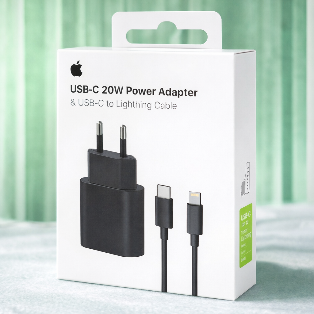 20W USB-C Power Adapter + Lightning Kabel