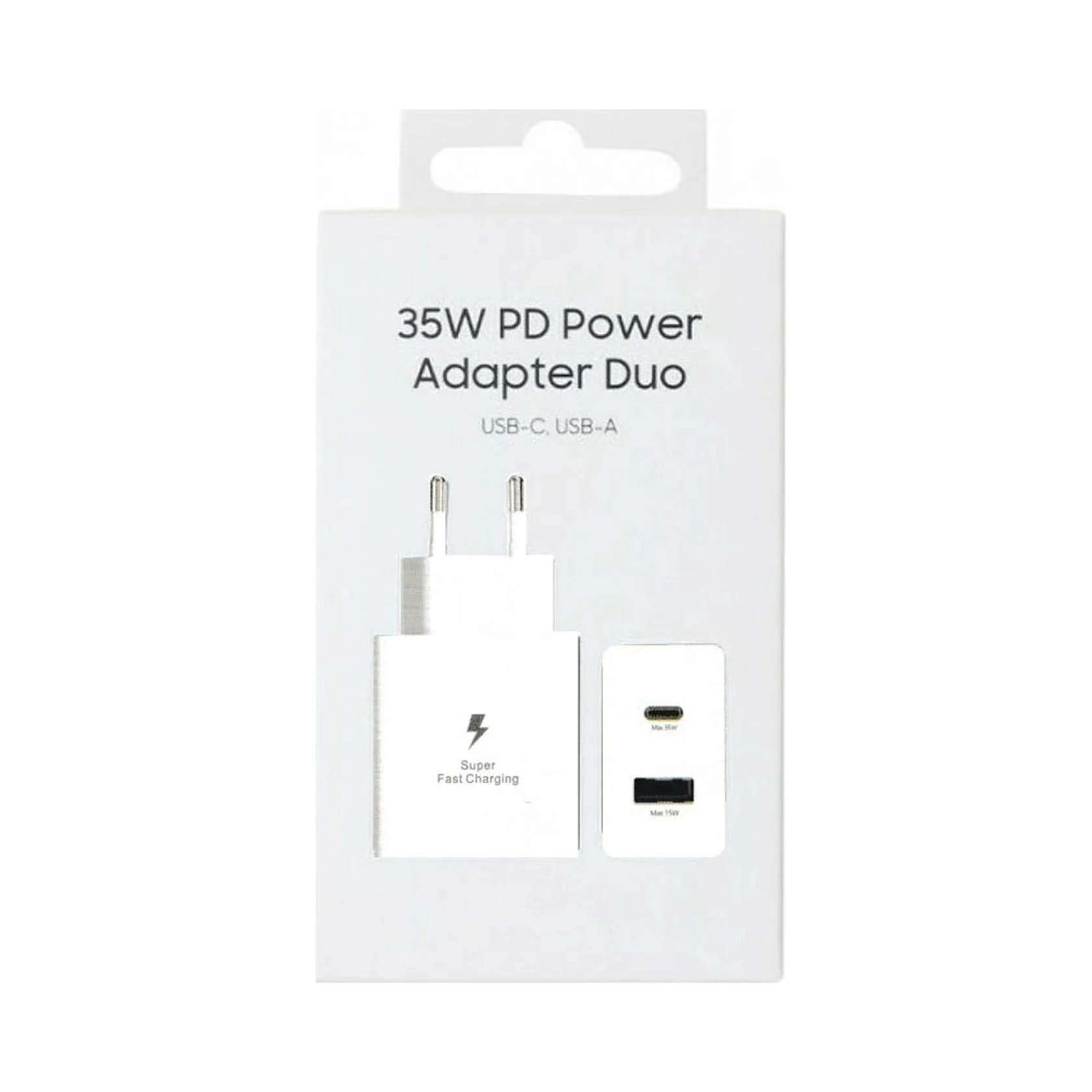 35W USB-C + USB-A PD Adapter Duo