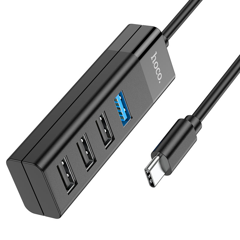  4 Port Bir Yerdə – Hoco HB25 Type-C Hub