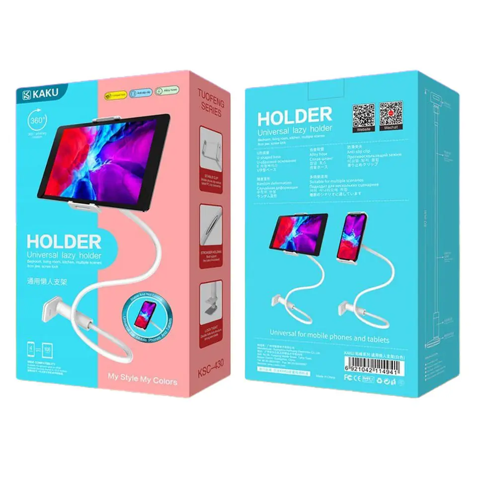 Kakusiga KSC-430 Telefon və Planşet üçün Tənzimlənən Holder – Masa üçün Universal Stand