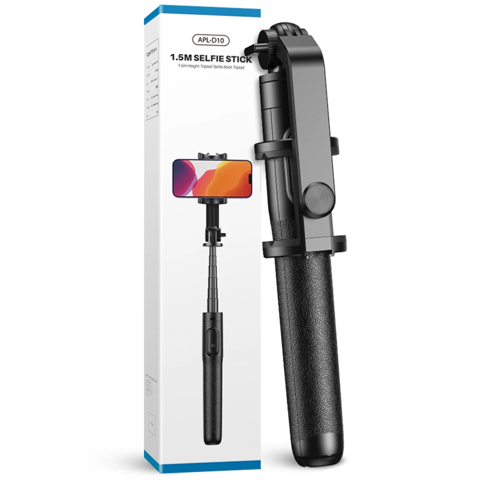 D10 Selfie Monopod – Bluetooth Pultlu 2-si 1-də Tripod
