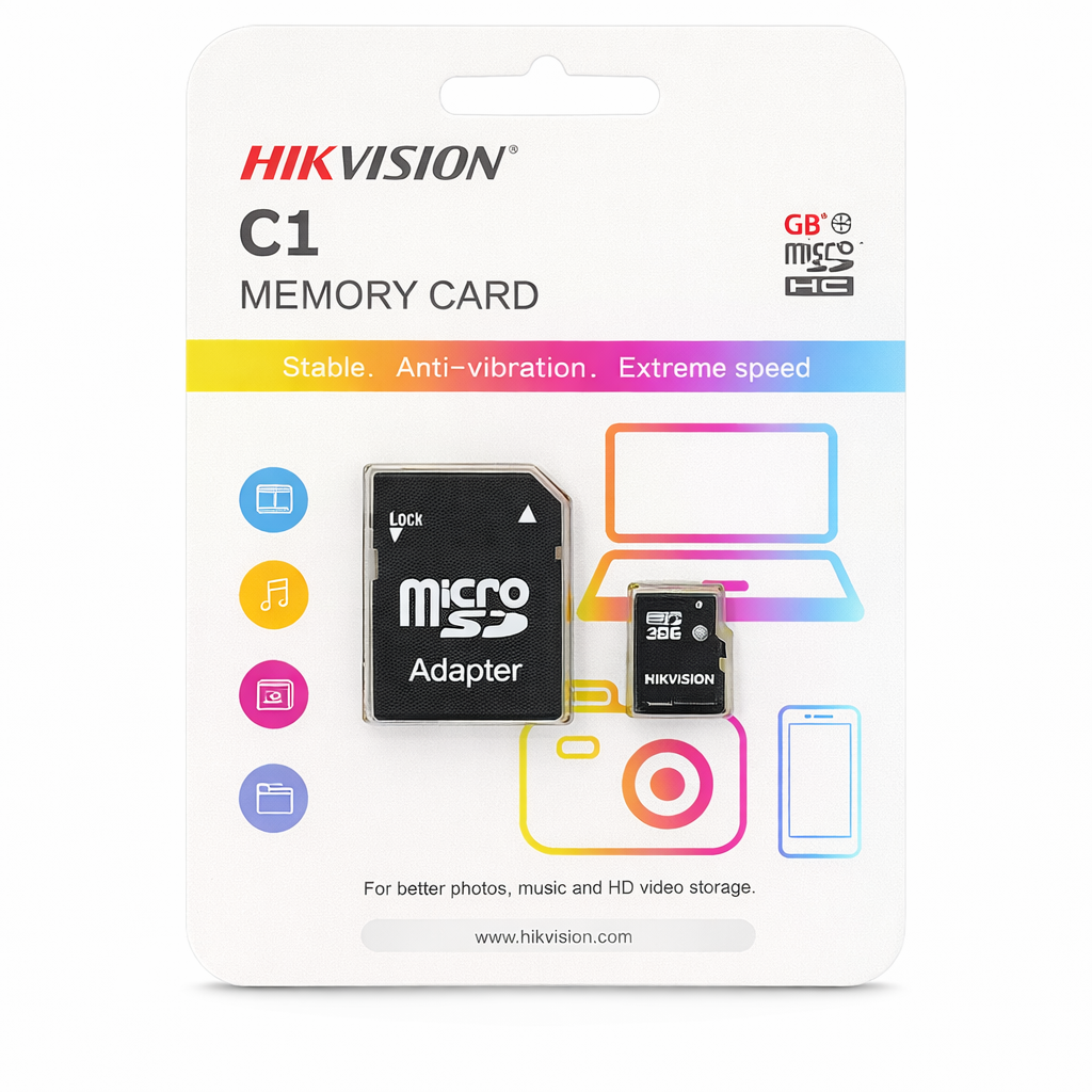 Hikvision C1 16GB Yaddaş Kartı: Güvənilir Yaddaş, Hər An Sizinlə!